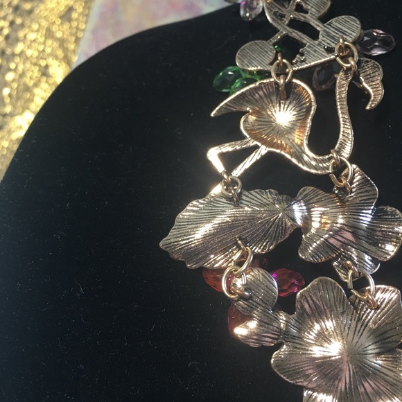 Christian Siriano Jewelry Nwt Colorful Rhinestone Necklace